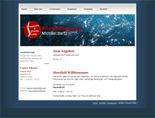 Tablet Screenshot of praxis-vital.de